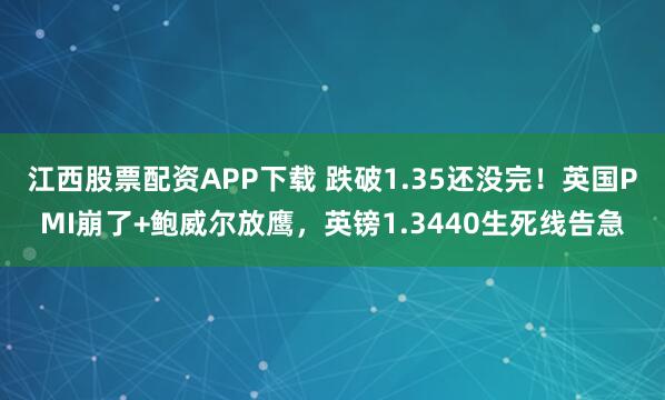 江西股票配资APP下载 跌破1.35还没完！英国PMI崩了+鲍威尔放鹰，英镑1.3440生死线告急