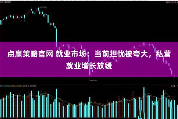点赢策略官网 就业市场：当前担忧被夸大，私营就业增长放缓